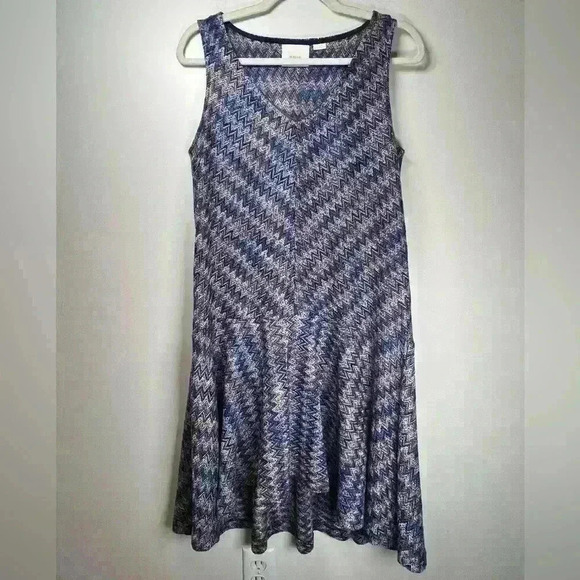 Anthropologie | Maeve Westwater Chevron multicolor Knit Dress Womens Size Small - Picture 4 of 14
